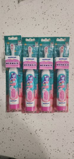 Mermaid Spinbrush Kids Electric Toothbrush
