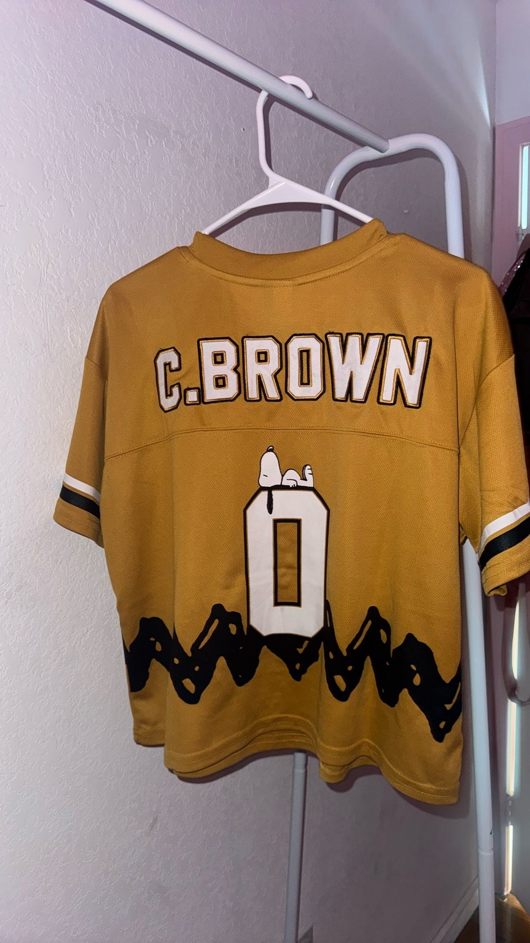 Peanuts Womans Football Jersey