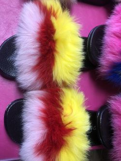 Real Fur Slides