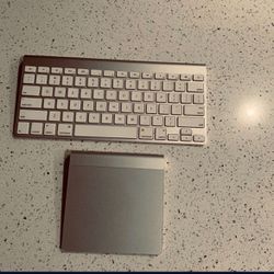 Apple Keyboard  and Magic Trackpad