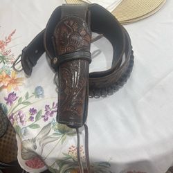 Gun Belt And Holster 