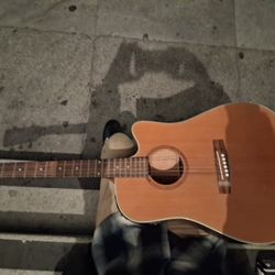 Ivanya's artwood electric acoustic guitar