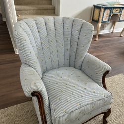 Channel Back Vintage Chair