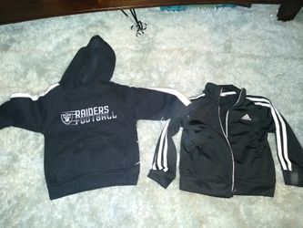 Raiders hoodies & Adidas zipper jacket