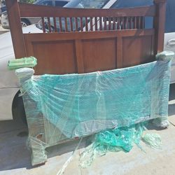 Cherry Wood  Queen Bed Frame Excellent Condition 