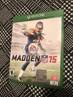 XBOX ONE "MADDEN NFL 15" games in great condition...