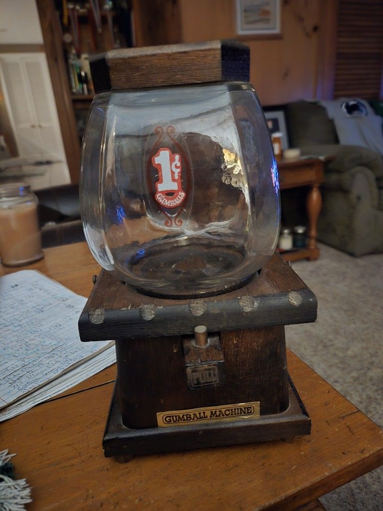 Vintage Penny Gumball Machine