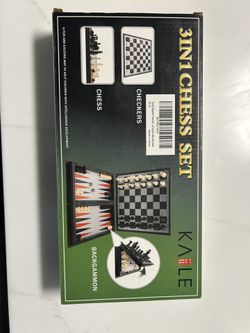 3 in 1 Magnet Chess Set