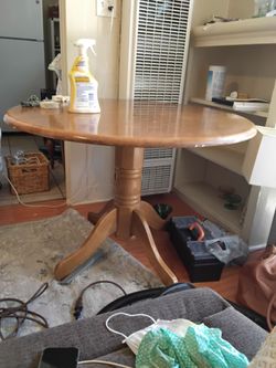 Oak dining table
