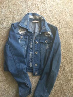 Distressed Denim jacket
