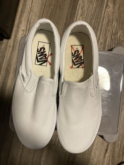 White Platform Vans