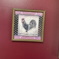 Set Of Chicken Wall Hanging