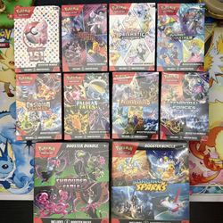 Various Pokemon Booster Bundles