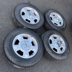 4 — 255/65r17 6x135 6x5.31 Stock F-150 Expedition Wheels Rims Good Tires