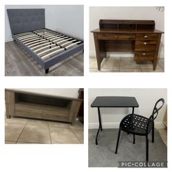 TV Stand / Desk /Bed Frame /table/chair/ Ask Price