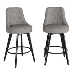 Gray Barstools Set of 4