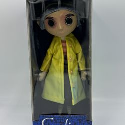 NECA Laika Coraline 9" Doll Figure Yellow Raincoat