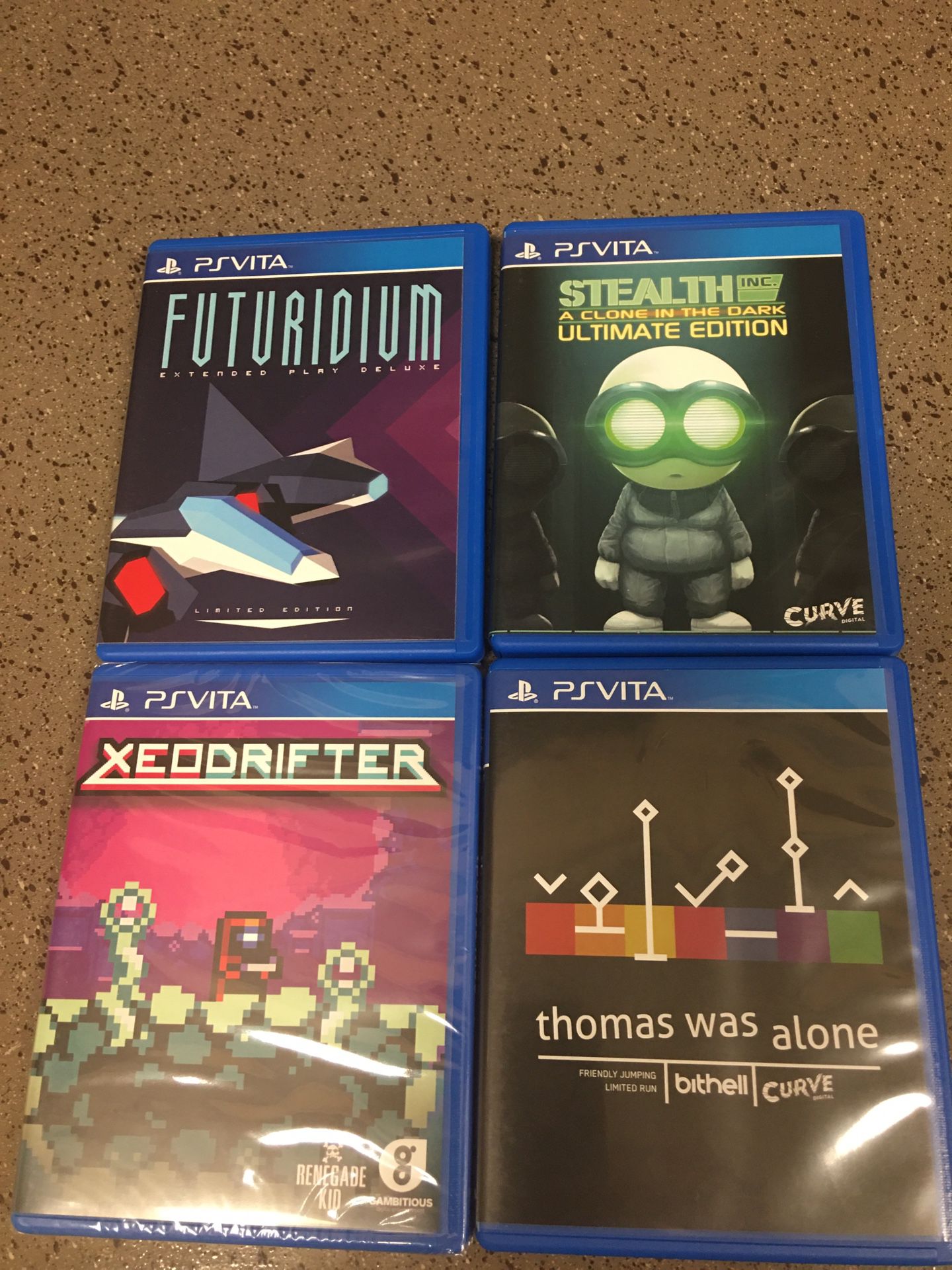 Limited Run PS Vita Games w/ Card and stickers