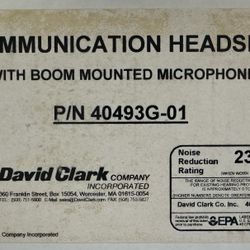 Aviation Headset - David Clark 