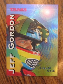 1996 Traks Jeff Gordon Liquid Gold Insert