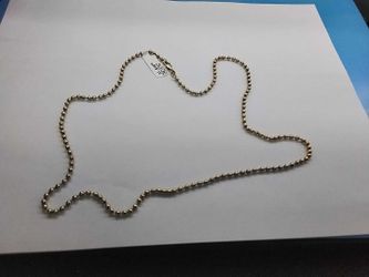 Bead Chain - Yellow Gold 10k (.417) 15.6 grams 25 inch