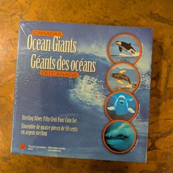 Sterling Silver Canadian Whale Coins Mint