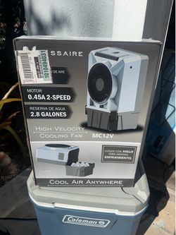900 CFM 2-Speed Portable Evaporative Cooler for 350 sq. ft. in Gray