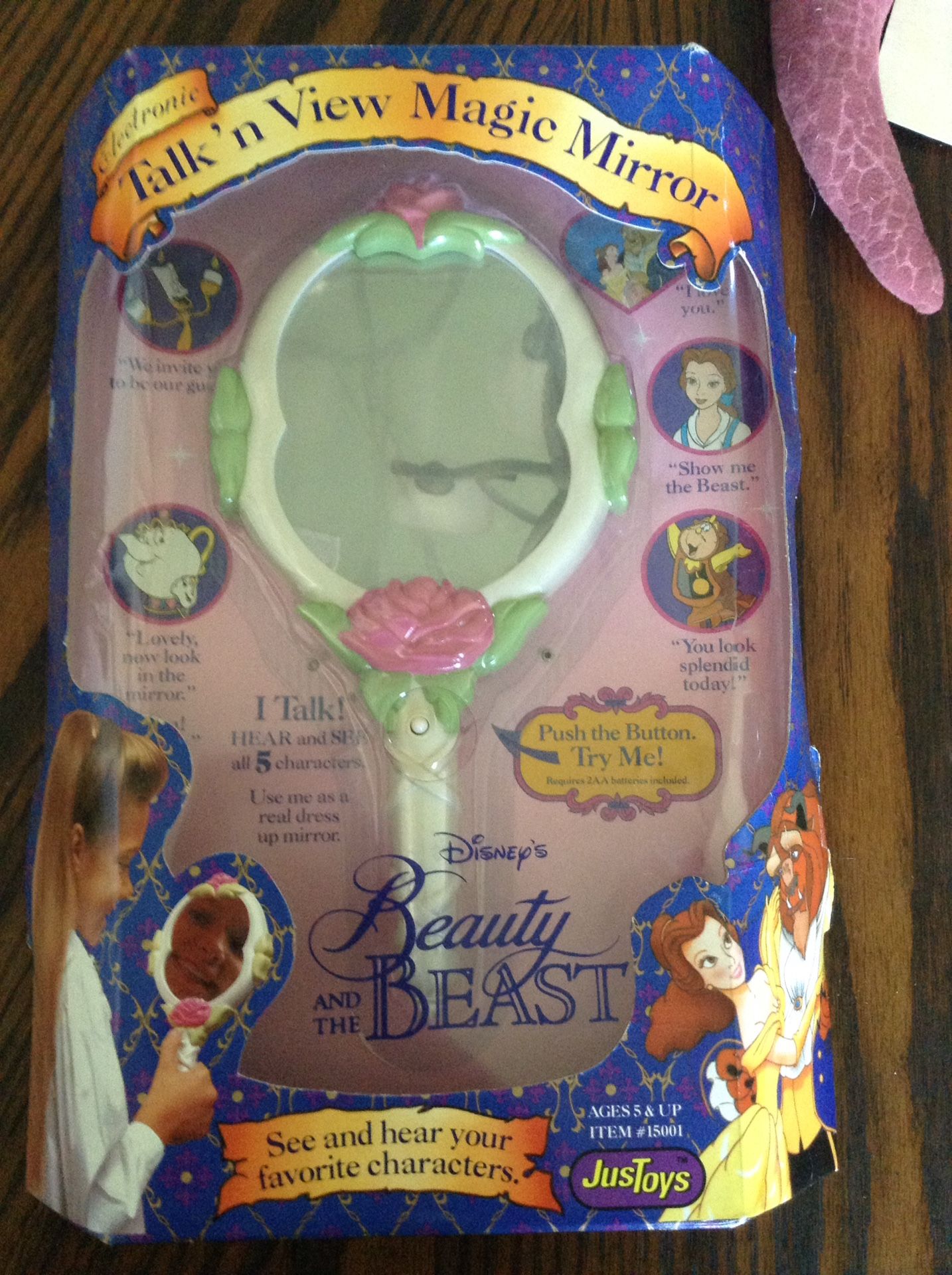 Beauty and the beast talk n view magic mirror