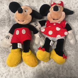 Mickey And Minnie Mouse