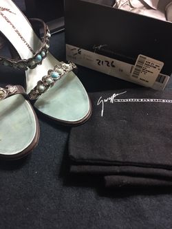 giuseppe zanotti original with box women shoes size 8