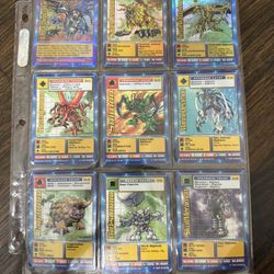 Digimon Bandai 1999 Cards
