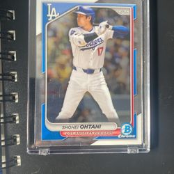 Shohei Ohtani Dodger Bowman Card
