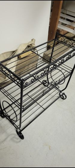 3 Shelf Wire Rack. Multipurpose Storage and Decor