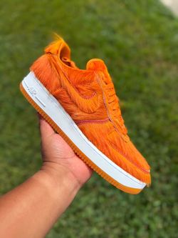 Size 11 - Nike Air Force 1 Low "Orange Pony Hair"
