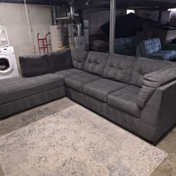 Ashley Charcoal Gray 2 piece Sectional