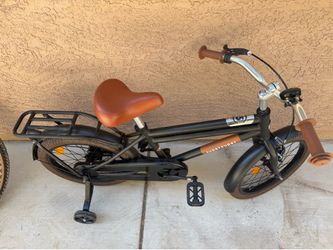 JOYSTAR Kids Bike Cooper 18 Inch Boys Bike with Training Wheels Kids Bicycle for Boys Toddler of 5-8 Years Toddler Boy Bikes Black