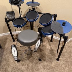 Alesis Electronic Lightning Blue Limited Edition Drum Kit