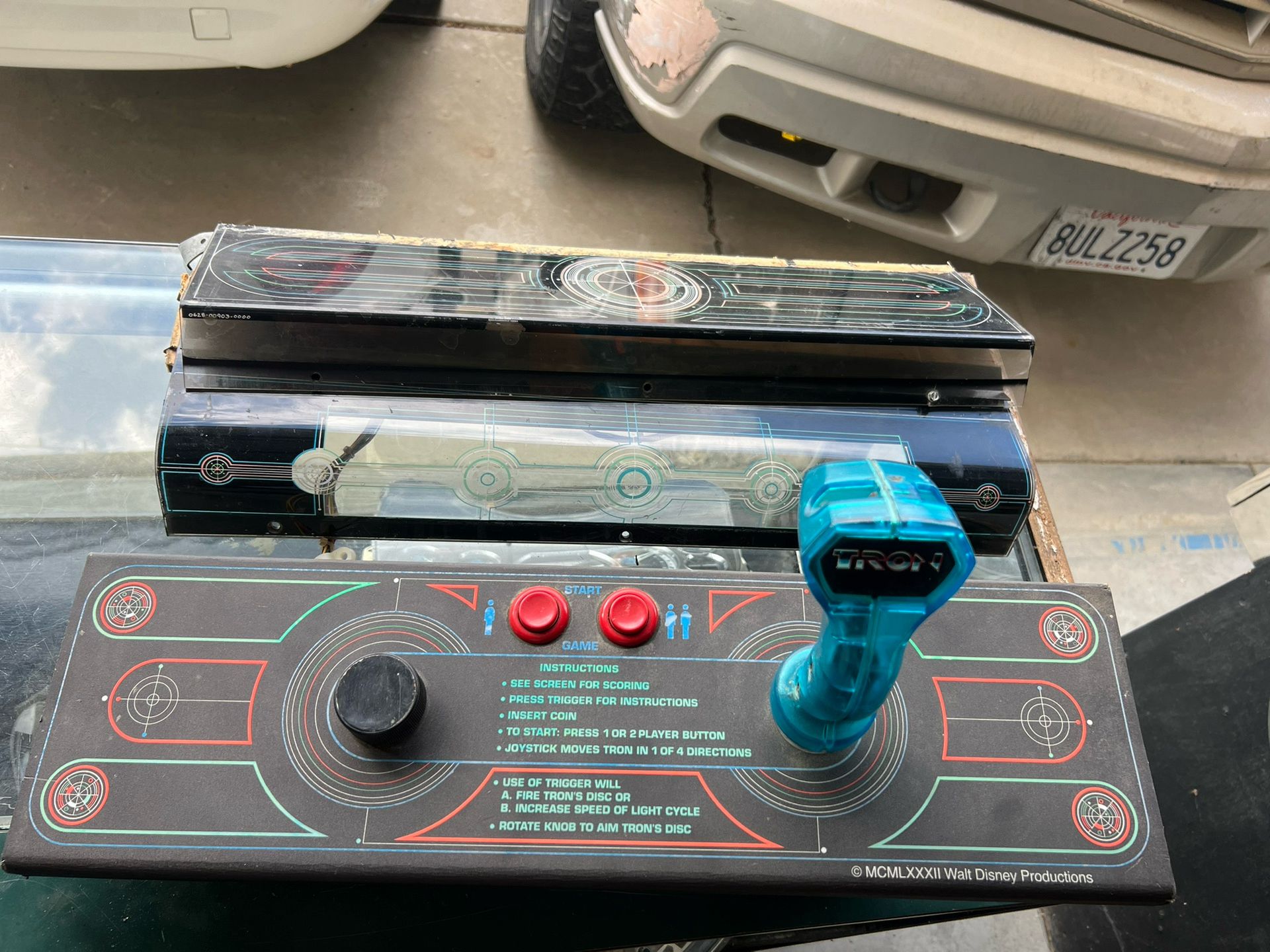 Tron Arcade Control Panel 