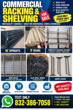 Warehouse Metal Shelves Fixture Beams Shelvings