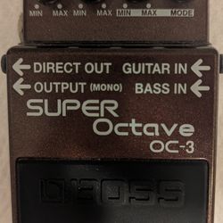 BOSS OC-3 Super Octave Pedal