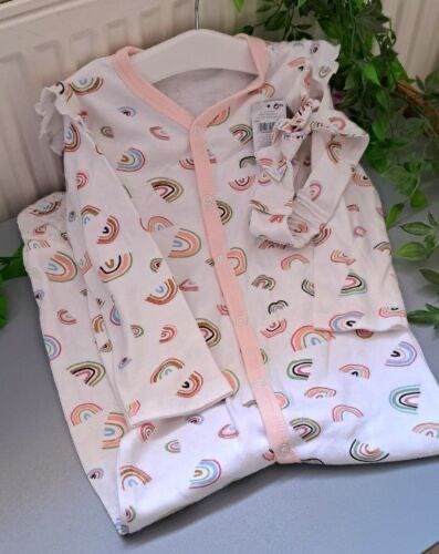 Baby Girl 18-24 Months BNWT Pep&Co Supersoft Sleepsuit And Headband Set