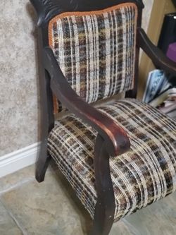 Vintage Chair Original Fabric