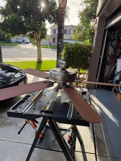 Ceiling Fan with Light Kit and Blades