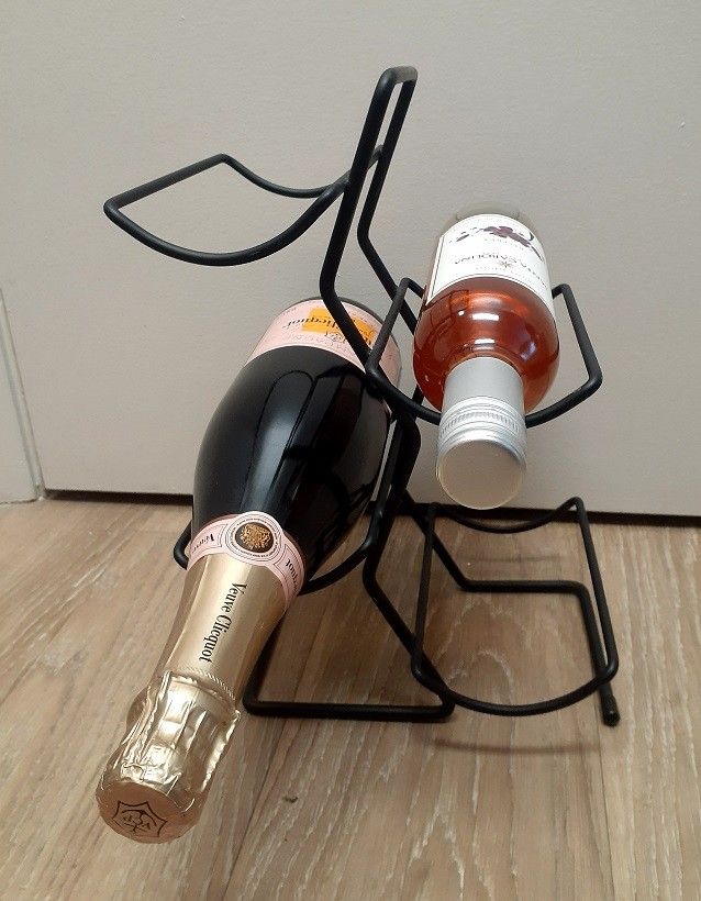 4 Bottle Wine Rack Display