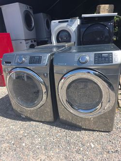 Samsung front load Washer and dryer set 🔹️ both works good 💯