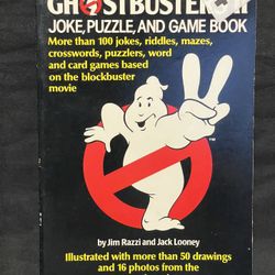 Ghostbusters 2 - Joke, Puzzle, And Game Book (1989) Unused