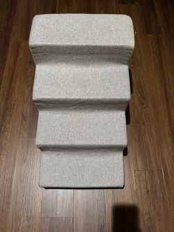 Light Grey Dog Stairs