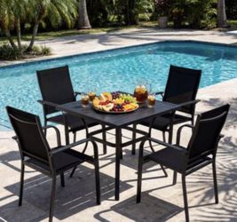 ✅NEW 4-PATIO DINING CHAIRS