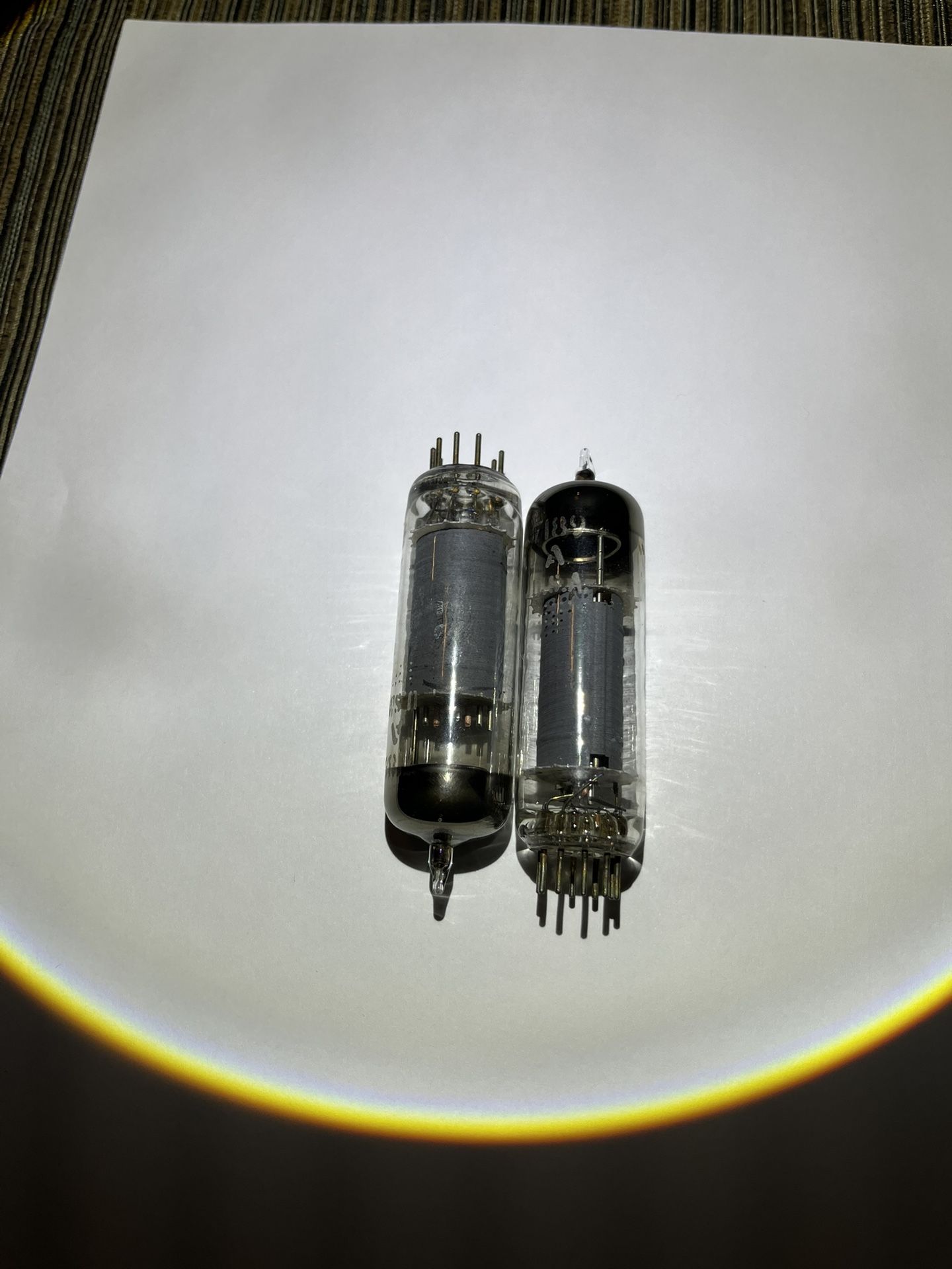 GE 7189A Audio Vacuum Tubes x2 Tested!