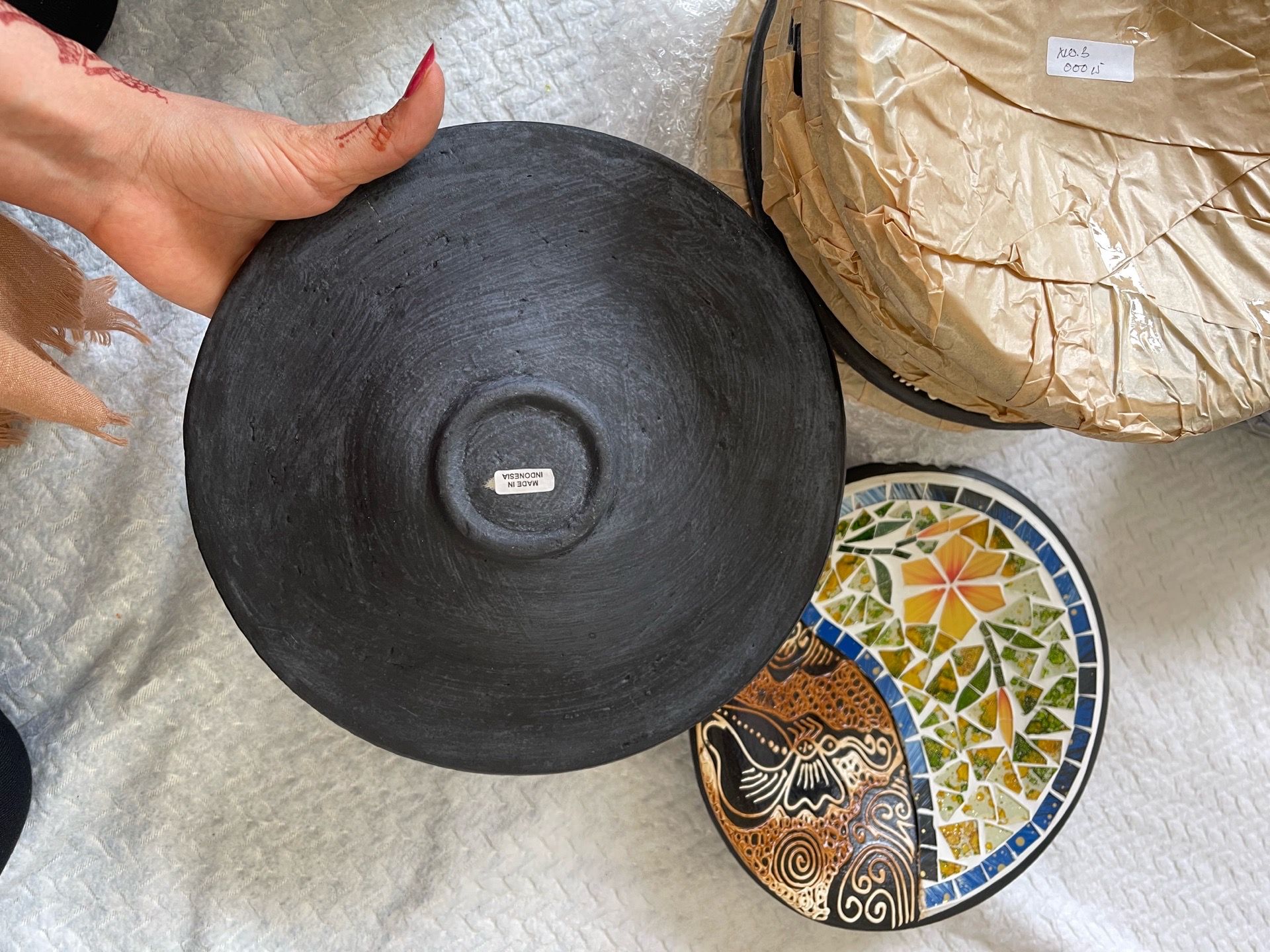 custom plate for shelf decor